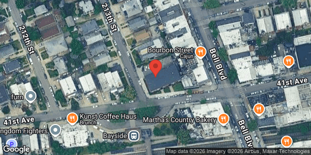 Aerial map of 213-03 41 AVENUE, Queens