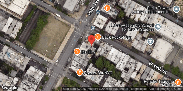 Aerial map of 698 10 AVENUE, Manhattan