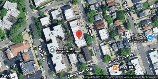 Aerial map of 38-22 149 PLACE, Queens