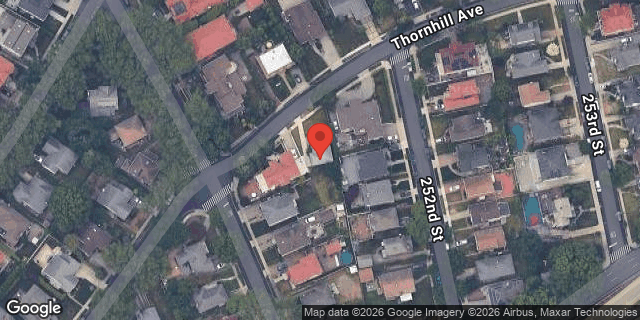 Aerial map of 251-40 THORNHILL AVENUE, Queens
