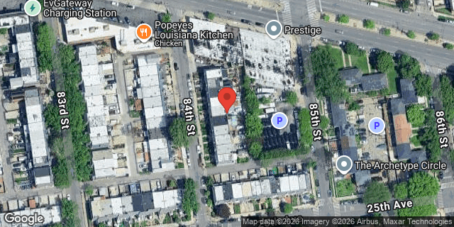 Aerial map of 24-39 84 STREET, Queens