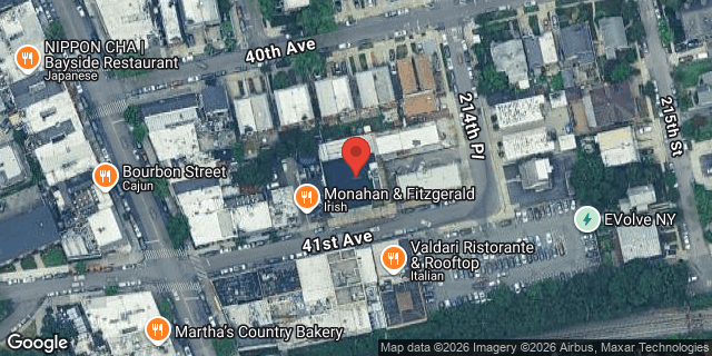 Aerial map of 214-29 41 AVENUE, Queens