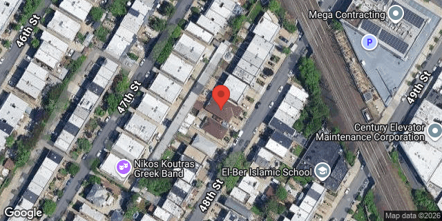 Aerial map of 25-40 48 STREET, Queens