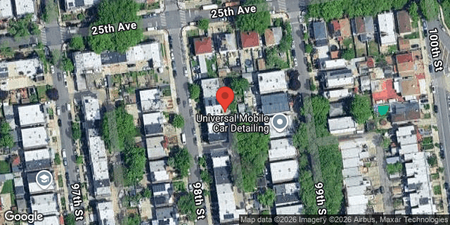 Aerial map of 25-19 98 STREET, Queens