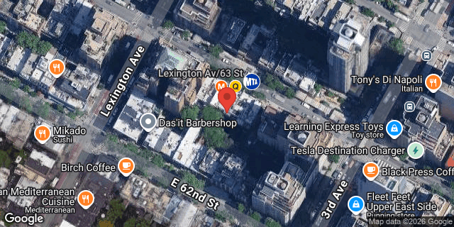 Aerial map of 154 EAST 63 STREET, Manhattan