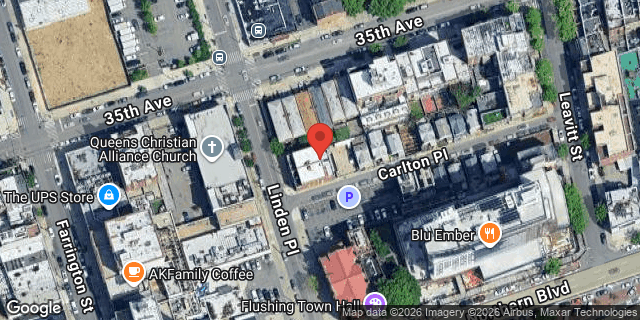 Aerial map of 35-11 LINDEN PLACE, Queens