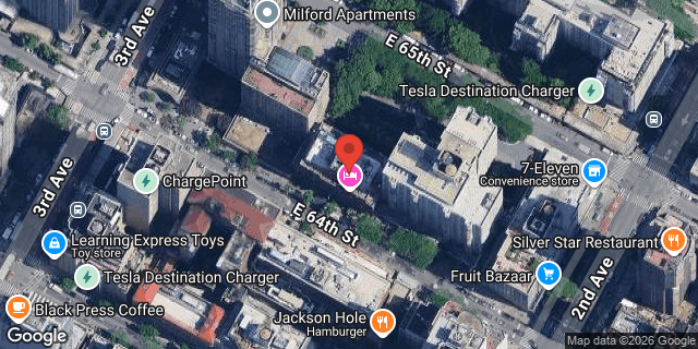 Aerial map of 215 EAST 64 STREET, Manhattan