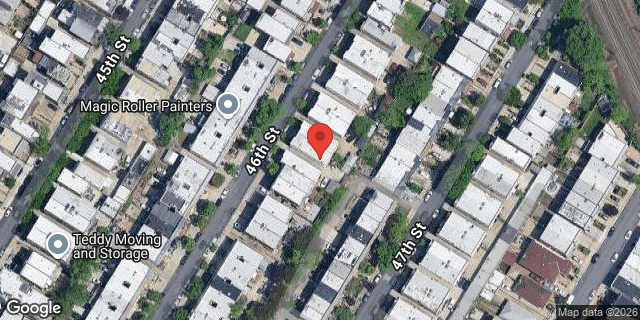 Aerial map of 25-45 46 STREET, Queens