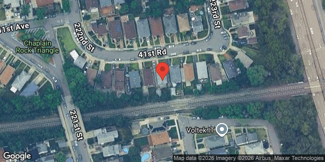 Aerial map of 222-24 41 ROAD, Queens