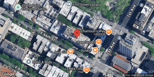 Aerial map of 333 EAST 66 STREET, Manhattan
