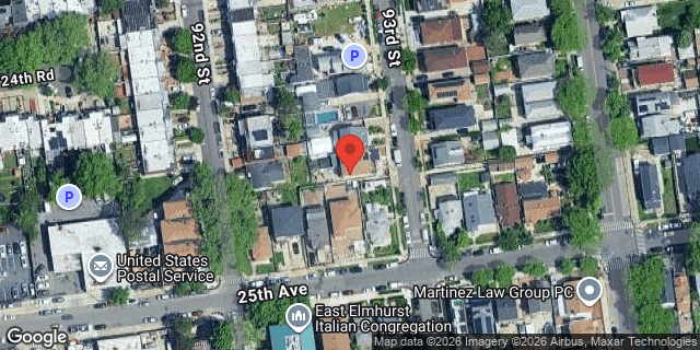 Aerial map of 24-50 93 STREET, Queens