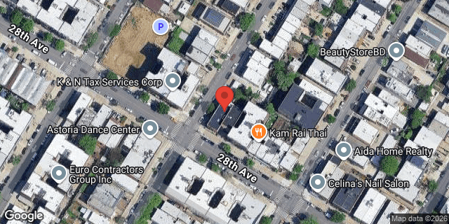 Aerial map of 43-01 28 AVENUE, Queens