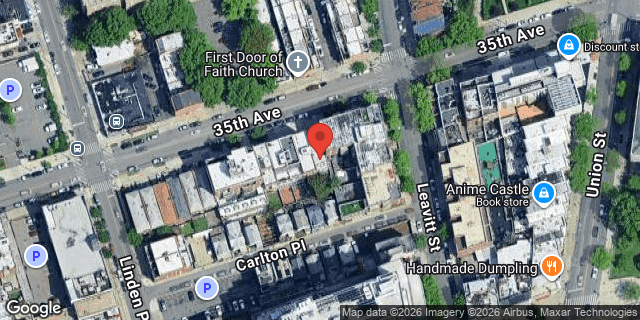 Aerial map of 136-30 35 AVENUE, Queens