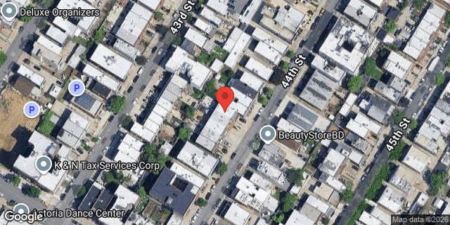 Aerial map of 25-66 44 STREET, Queens