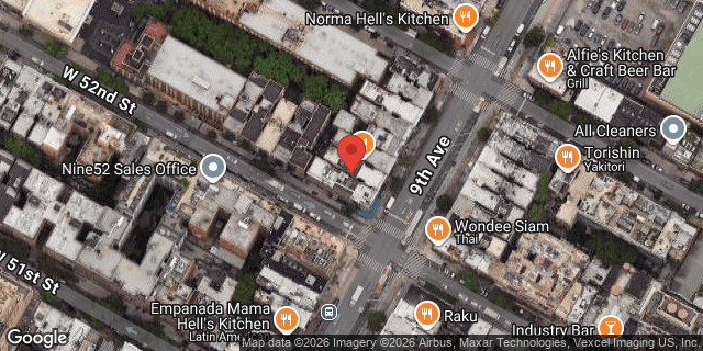 Aerial map of 783 9 AVENUE, Manhattan