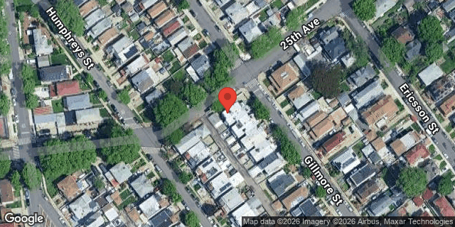 Aerial map of 25-02 GILLMORE STREET, Queens