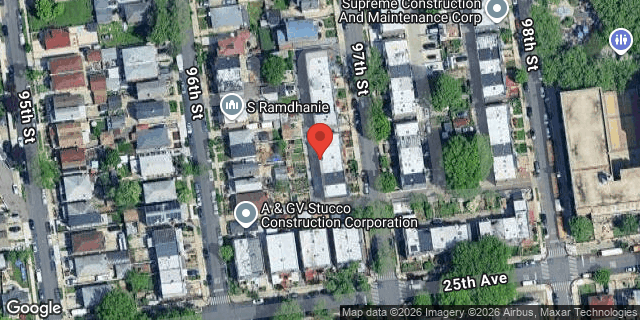 Aerial map of 24-44 97 STREET, Queens