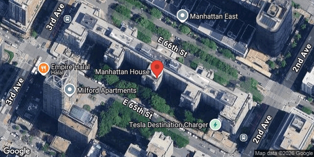 Aerial map of 1111 3 AVENUE, Manhattan