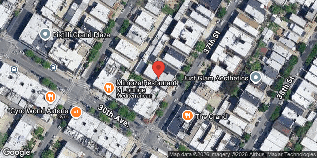 Aerial map of 28-50 37 STREET, Queens
