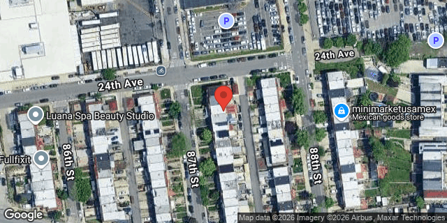 Aerial map of 24-05 87 STREET, Queens