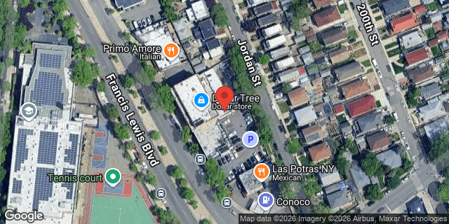 Aerial map of 34-45 FRANCIS LEWIS BLVD, Queens