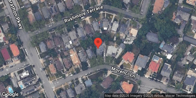 Aerial map of 50-27 MORENCI LANE, Queens