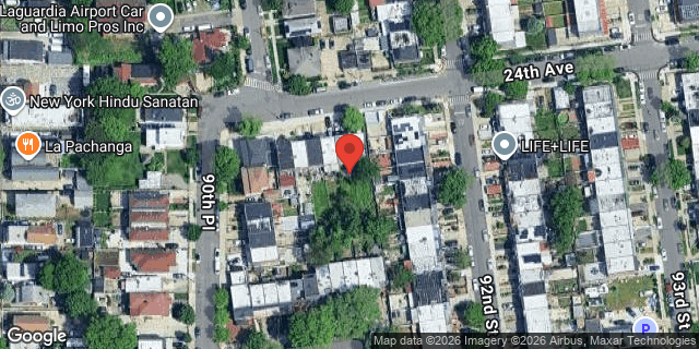 Aerial map of 91-10 24 AVENUE, Queens