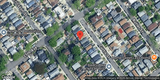 Aerial map of 25-10 CURTIS STREET, Queens
