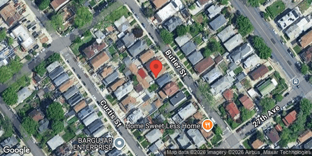 Aerial map of 25-22 BUTLER STREET, Queens