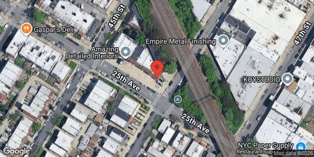 Aerial map of 45-15 25 AVENUE, Queens