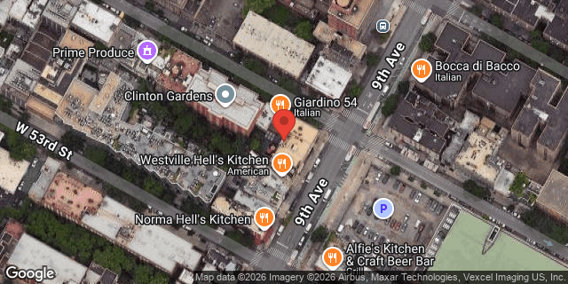 Aerial map of 811 9 AVENUE, Manhattan