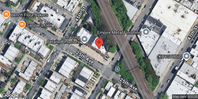 Aerial map of 45-11 25 AVENUE, Queens