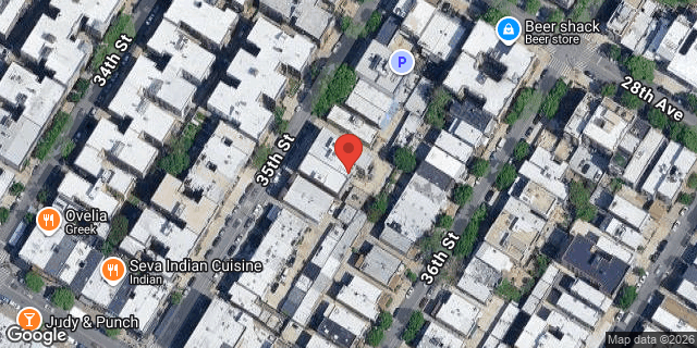 Aerial map of 28-27 35 STREET, Queens