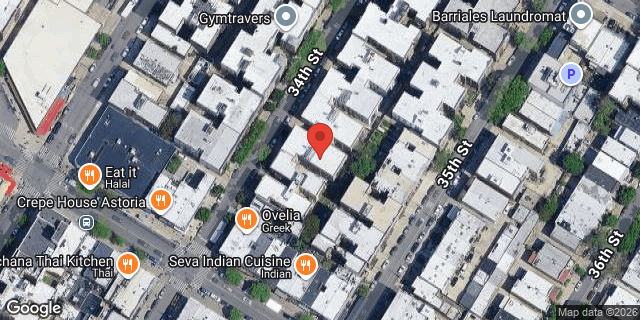 Aerial map of 28-41 34 STREET, Queens