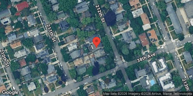 Aerial map of 36-42 212 STREET, Queens