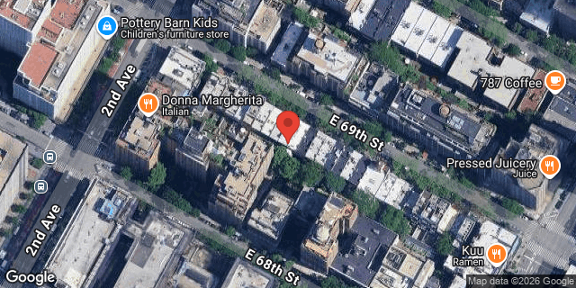 Aerial map of 328 EAST 69 STREET, Manhattan