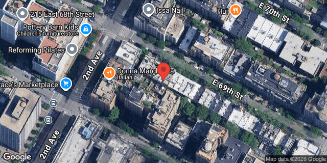 Aerial map of 318 EAST 69 STREET, Manhattan