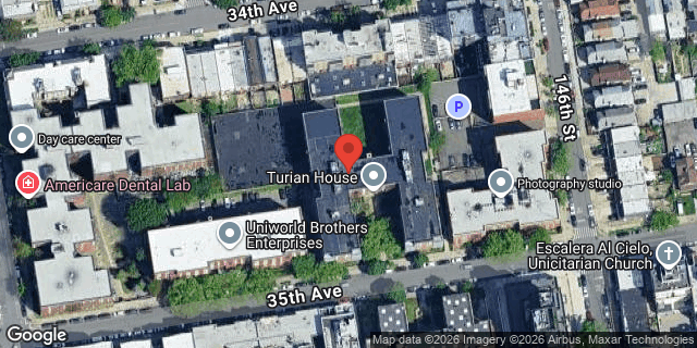 Aerial map of 144-45 35 AVENUE, Queens
