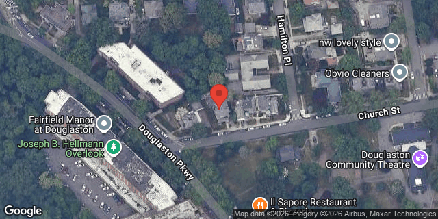 Aerial map of 241-11 CHURCH STREET, Queens