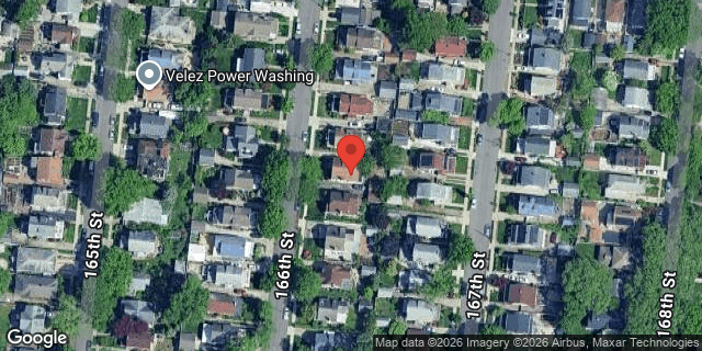 Aerial map of 33-29 166 STREET, Queens