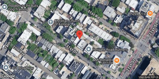Aerial map of 14-31 31 DRIVE, Queens