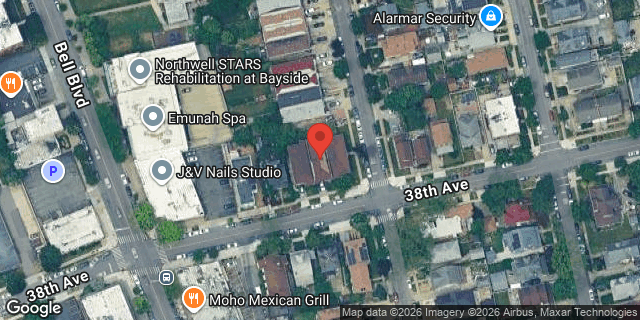 Aerial map of 213-49 38 AVENUE, Queens