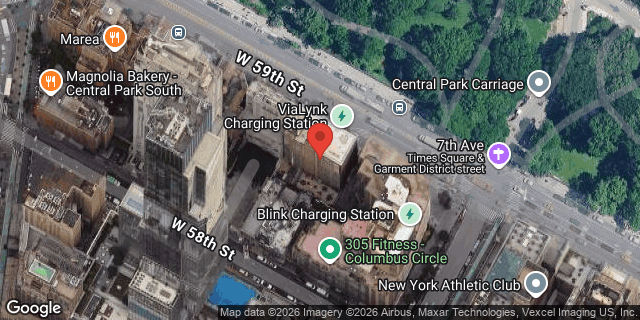 Aerial map of 217 WEST 58TH STREET, Manhattan