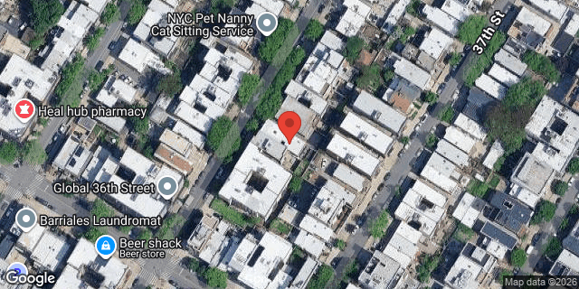 Aerial map of 25-75 36 STREET, Queens