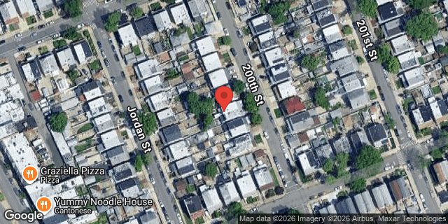Aerial map of 33-28 200 STREET, Queens