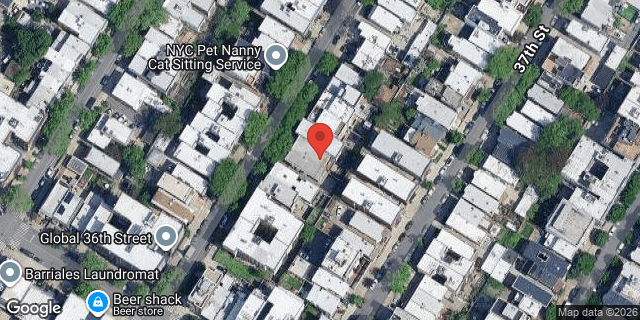 Aerial map of 25-71 36 STREET, Queens