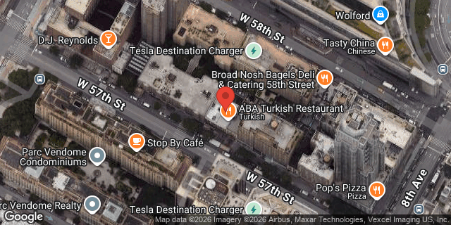 Aerial map of 327 WEST 57 STREET, Manhattan
