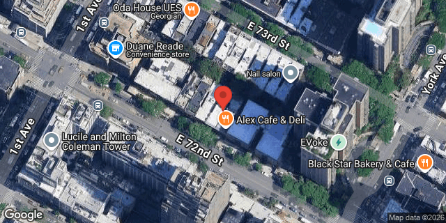 Aerial map of 419 EAST 72 STREET, Manhattan