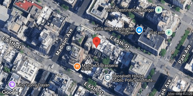 Aerial map of 46 EAST 66 STREET, Manhattan