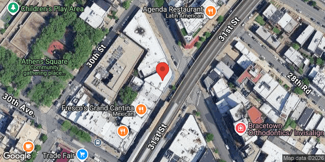Aerial map of 30-22 NEWTOWN AVENUE, Queens